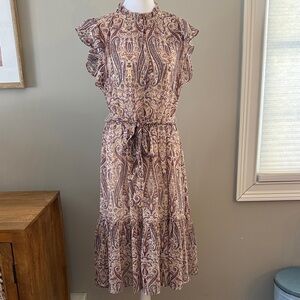 Elegant Banana Republic Paisley Print Dress size S